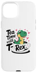 iPhone 15 Plus Tea Rex T-Rex Funny Tee For Tea Lovers Drinkers And Dinosaur Case