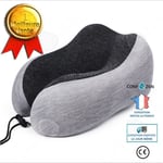 CONFO® U-formad issilke Memory Foam Kudde Rese Nackkudde Orei Förvaring Buppkudde