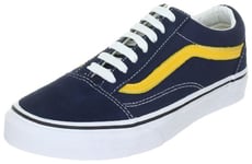 Vans U OLD SKOOL Dress VKW6605, Baskets mode mixte adulte - Bleu-TR-E1-243, 38 EU