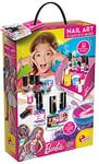 Lisciani - BARBIE - Kit Vernis à Ongles Color Change à Créer - Vernis qui Change de Couleur au Contact de l'Eau - Contient 1 base , pigments, paillettes, accessoires et autocollants