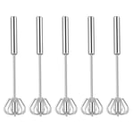 Hand Push Whisk, Semi-Automatic Egg Whisk, Stainless Steel Egg Whisks for9686