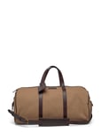 Leather-Trim Canvas Duffel Bags Weekend & Gym Bags Brown Polo Ralph Lauren