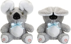 Peekaboo Talking Singing Moving Koala - Soft Plush Animal Toy Cute Teddy