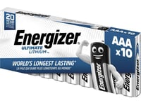 ENERGIZER Ultimate Lithium batteri - 10 x AA-type - Li