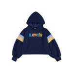 Levis Full Sleeve High Rise Hood Blå