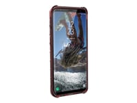 Uag Plyo Series Crimson - Baksidedeksel For Mobiltelefon - Robust - Kompositt - Rød, Gjennomsiktig - For Samsung Galaxy S9+