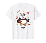 Kung Fu Panda 4 Cute Chibi Po Eating Dumplings T-Shirt