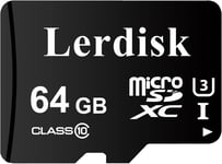 Vente en Gros d'usine Carte Micro SD 64Go U3 C10 UHS-I MicroSDXC produite par Le licencié autorisé du Groupe 3C (64GB)