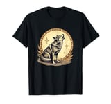 Wolves Wolf Howling At The Moon Wildlife Wolves Lovers T-Shirt