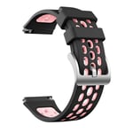 Behau-Bracelet De Montre Sport En Silicone Pour Huawei,De Bracelet Smartwatch Gt2e,Bracelet De Montre D'origine,Ceinture De Bracelet,22mm - Type Black Light Pink-Only The Strap