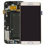 Samsung Galaxy S6 Edge -näyttö LCD-näytöllä, kulta - alkuperäinen