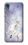 White Horse Unicorn Case Cover For Motorola Moto E6, Moto E (6th Gen)