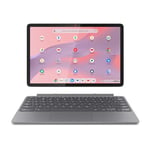 Lenovo IdeaPad Chromebook Duet | 11 Inch FHD+ 1200p Laptop | MediaTek Kompanio 838 | 4GB RAM | 128GB eMMC | Chrome OS | Luna Grey USI Pen 2 | Folio Stand + Folio Keyboard