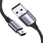 Câble Mini Usb Chargeur Ti 83 Premium Ce Nylon Tressé Coque En Aluminium Compatible Avec Appareil Photo Gps Garmin Disque Dur Manette Ps3 Calculatrice Hero 4 Mp3 (2M)[L3285]