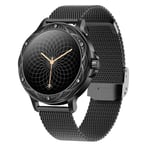 Smartwatch ICF12 black bracelet fréquence cardiaque podomètre température corporelle