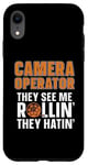 iPhone XR Camera Operator They See Me Loves Filmmaking Camera Operator Case