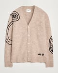 NN07 Kyle Alpaca Wool Cardigan Greige