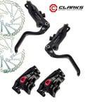 Clarks M3 Hydraulic Disc brakes - Complete set Rotors / Hoses / Calipers / Lever