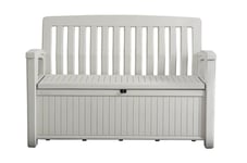 Banc De Patio En Résine Keter 132,7X61,2X89,5H - 227 Lt White