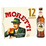 Birra Moretti Premium Italian Beer, 12 x 330ml