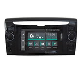Radio de Voiture sur Mesure pour Lancia Ypsilon avec Radio d'origine sans USB en façade Android GPS Bluetooth WiFi USB Dab+ Touchscreen 7" 4core Carplay AndroidAuto