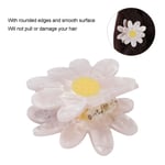 (White Daisies)Hair Claw Clips Elegant Flower Shape Hair Clip Styling Tool DTS