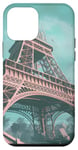 Coque pour iPhone 12 mini Ruines de la Tour Eiffel futuriste – Post-apocalyptique