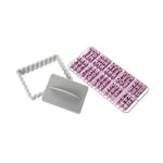 Zenker 44827 emporte pièce personnalisé biscuit et tampon lettre alphabet, petit beurre, kit de pâtisserie, Plastique, 8,5 x 6,3 cm