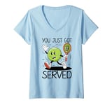 Womens You Just Got Served V-Neck T-Shirt