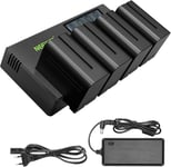 NEEWER Batteries NP-F970 (x4) + Chargeur 4 Canaux