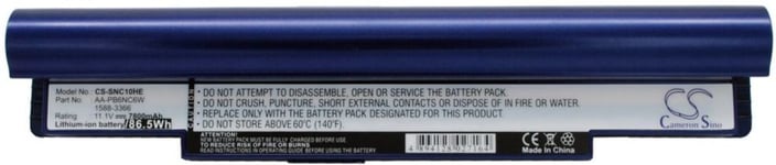 Kompatibelt med Samsung NP-N120, 11.1V, 7800 mAh