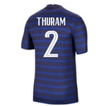 2020-2021 France Home Football Soccer T-Shirt (Lilian Thuram 2)