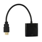 Adaptateur HDMI Vers VGA Mâle Vers Adaptateur Convertisseur Famale 1080p