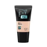 Maybelline Fit Me Matte & Poreless 16 Hour Foundation Tube 18ml – 120 Classic