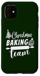 Coque pour iPhone 11 Pâtisserie de Noël Cookies Team Candy Canes Fun Festive Baker