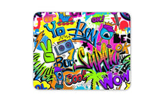 Awesome Street Graffiti Mouse Mat Pad - Super Spray Painter Computer Gift #15195