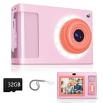 Digital Camera,ARNSSIEN 1080P Vintage Digital Camera for Kids,2.4” Screen Kids Digital Camera with 16 LED Filling Lights, Cheap Digital Camera Gift for Older Kids, Teens, Students, Beginners