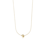 SNÖ of Sweden Connected Pendant Heart Necklace Guld