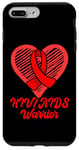 iPhone 7 Plus/8 Plus HIV AIDS Warrior Red Ribbon Red Heart HIV Survivor Case