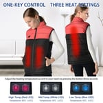 Heated Vest For Men Women USB Electric Heated Jacket With 4 Heating Zones UK