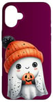 Coque pour iPhone 16 Plus Ghost Halloween Spooky Boo Automne Halloween Fantôme mignon