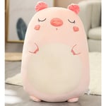 45 cm Squishmallows plyschleksak Djur Kawaii mjuk stor kudde Rosa gris Rosa gris Pink pig