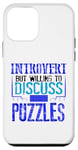 Coque pour iPhone 12 mini Puzzle Lover Introverti discutera des puzzles Fun Puzzler