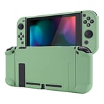 eXtremeRate PlayVital Coque de Protection pour Nintendo Switch Console Coque Grip Protection Manette pour Switch Joycon Housse de Protection pour Switch(Vert Matcha)