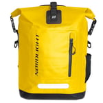 Nordlight Sac à dos étanche Roll Top 25L - Hybrid 25" (Jaune) | Dry Bag Sac à dos Avec Compartiment Ordinateur Portable 15 Pouces, Poches Extérieures Et Intérieures, Système de Transport Rembourré