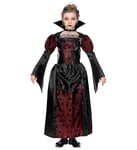 W WIDMANN MILANO Party Fashion - Costume enfant vampire, robe, suceur de sang, gothique, déguisements pour carnaval, Halloween