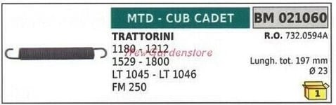 Molle De Traction Semovente MTD Tracteurs Tondeuses À Gazon 1180 021060