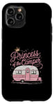 Coque pour iPhone 11 Pro Princesse du campeur mignon camping camping-car famille camping-car