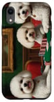 iPhone XR Dogs Playing Poker Bichon Frize Bichon Frize Dog breed Case