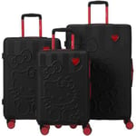 Valise Hello Kitty  Set de 3 valises Rigides DOKI BLACK